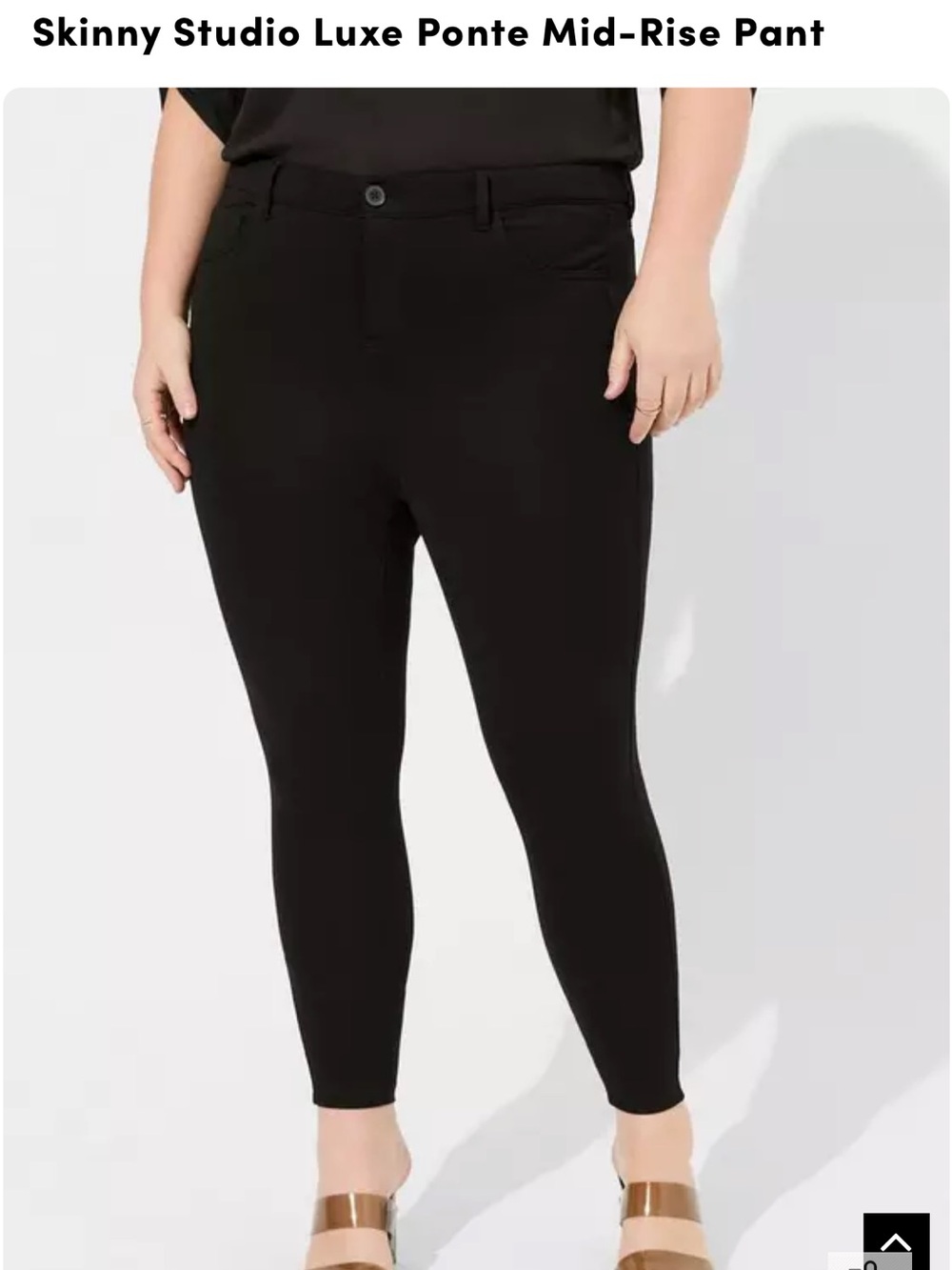 Torrid Studio Skinny Ponte Pants
